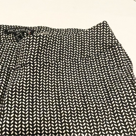Picadilly Black and White Pants Womens Size 10 - Picture 6 of 15